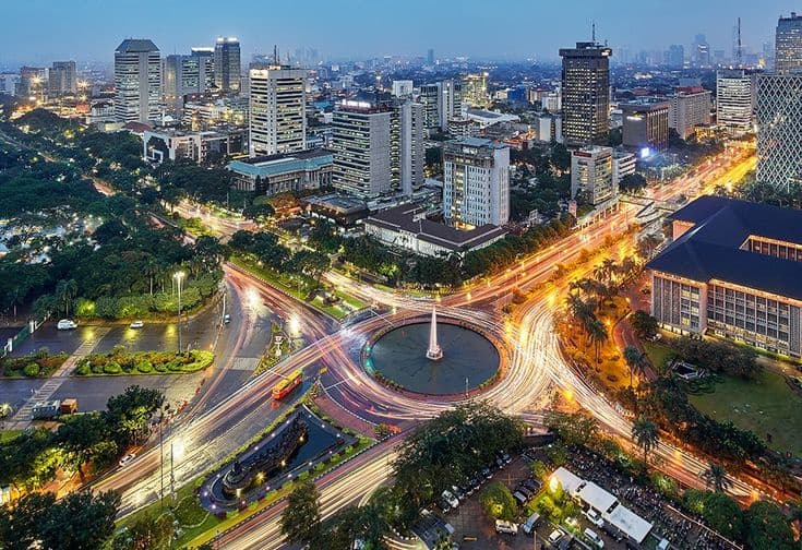 Nuansa kota Indonesia